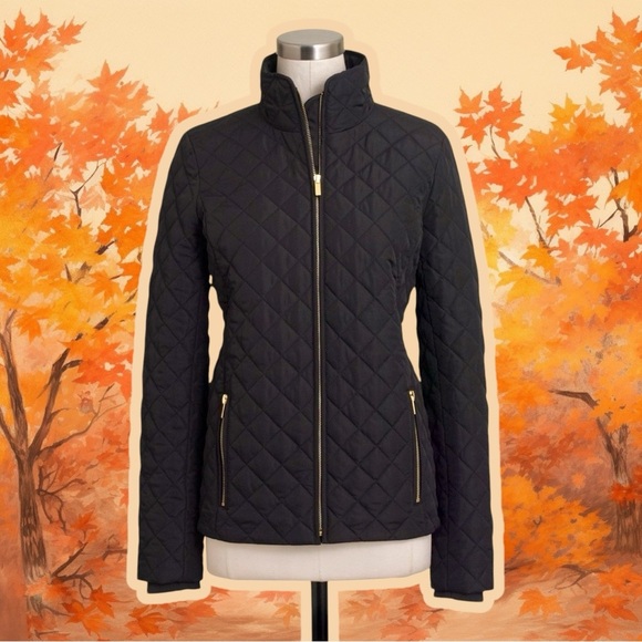 J. Crew Factory Jackets & Blazers - J. Crew Factory Black Zip-Up Quilted Down-Filled Jacket Size XS